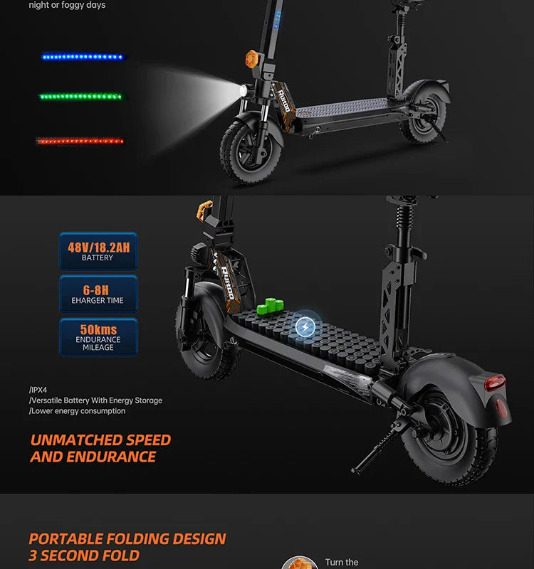 1000W Electric Scooter - 48V