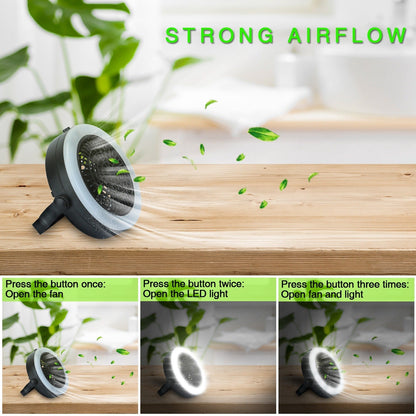 LED Lantern Cooling Fan