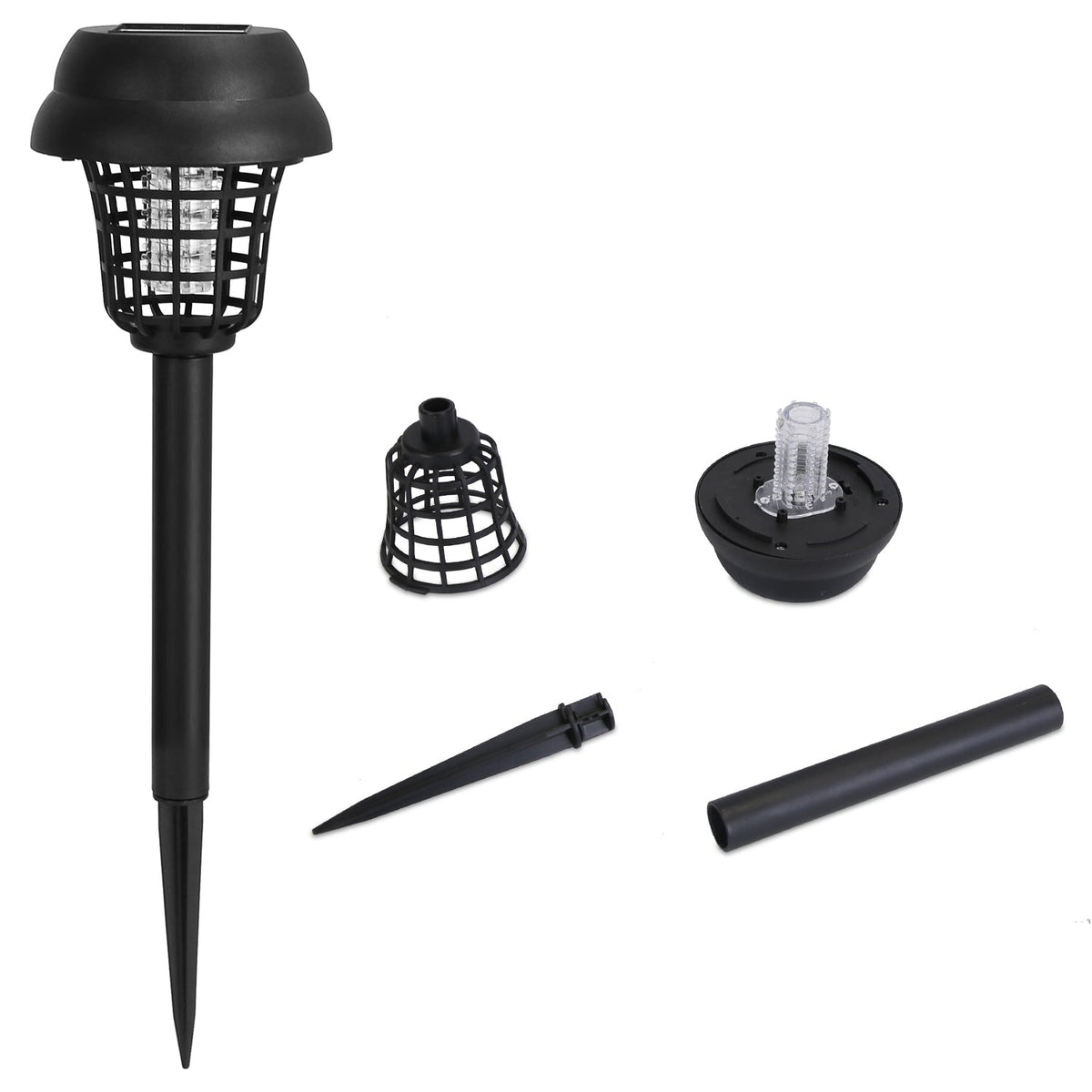4 Pack Solar Powered Mosquito Zapper with UV White Light