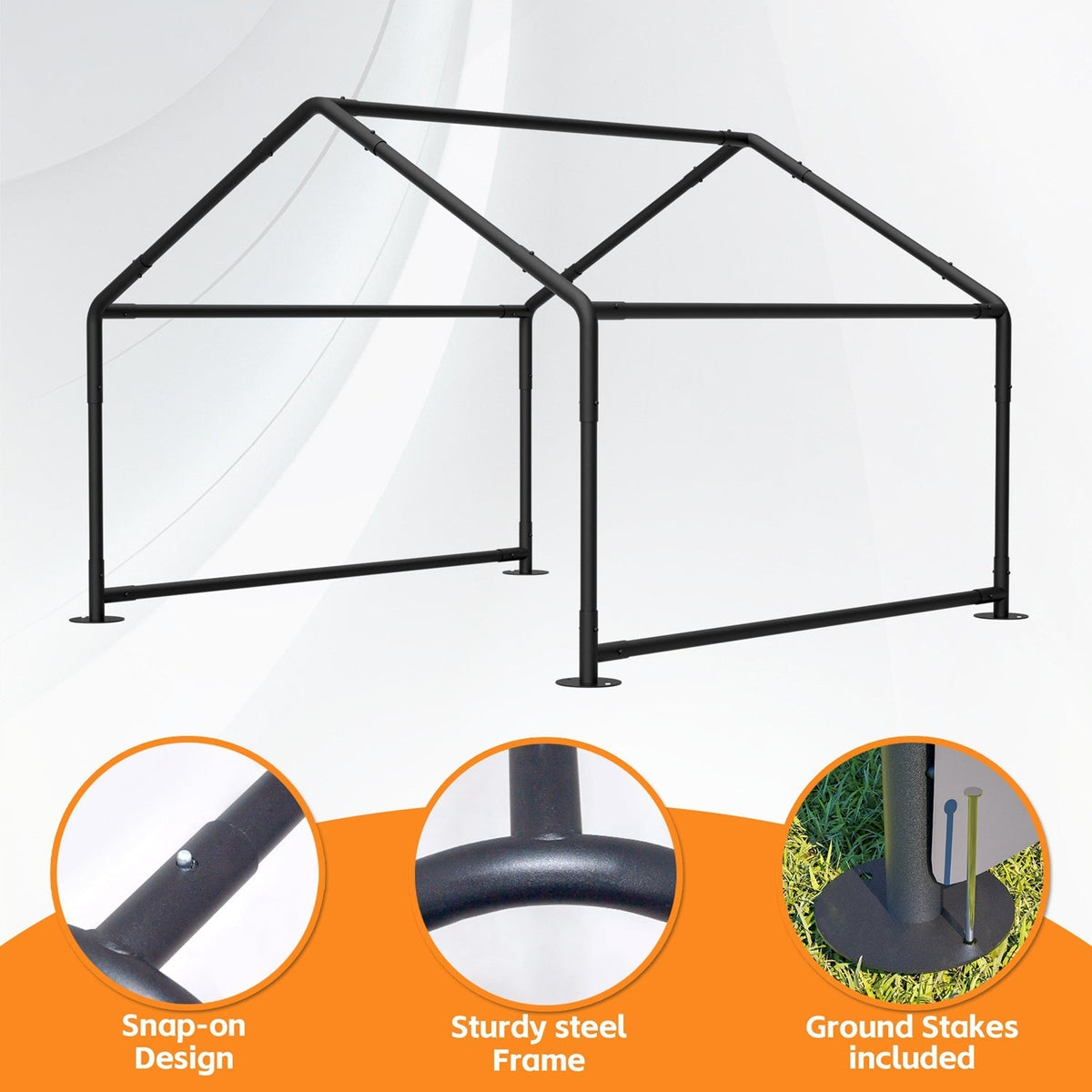 Dog House Tent 4x4x3ft with Mesh Windows