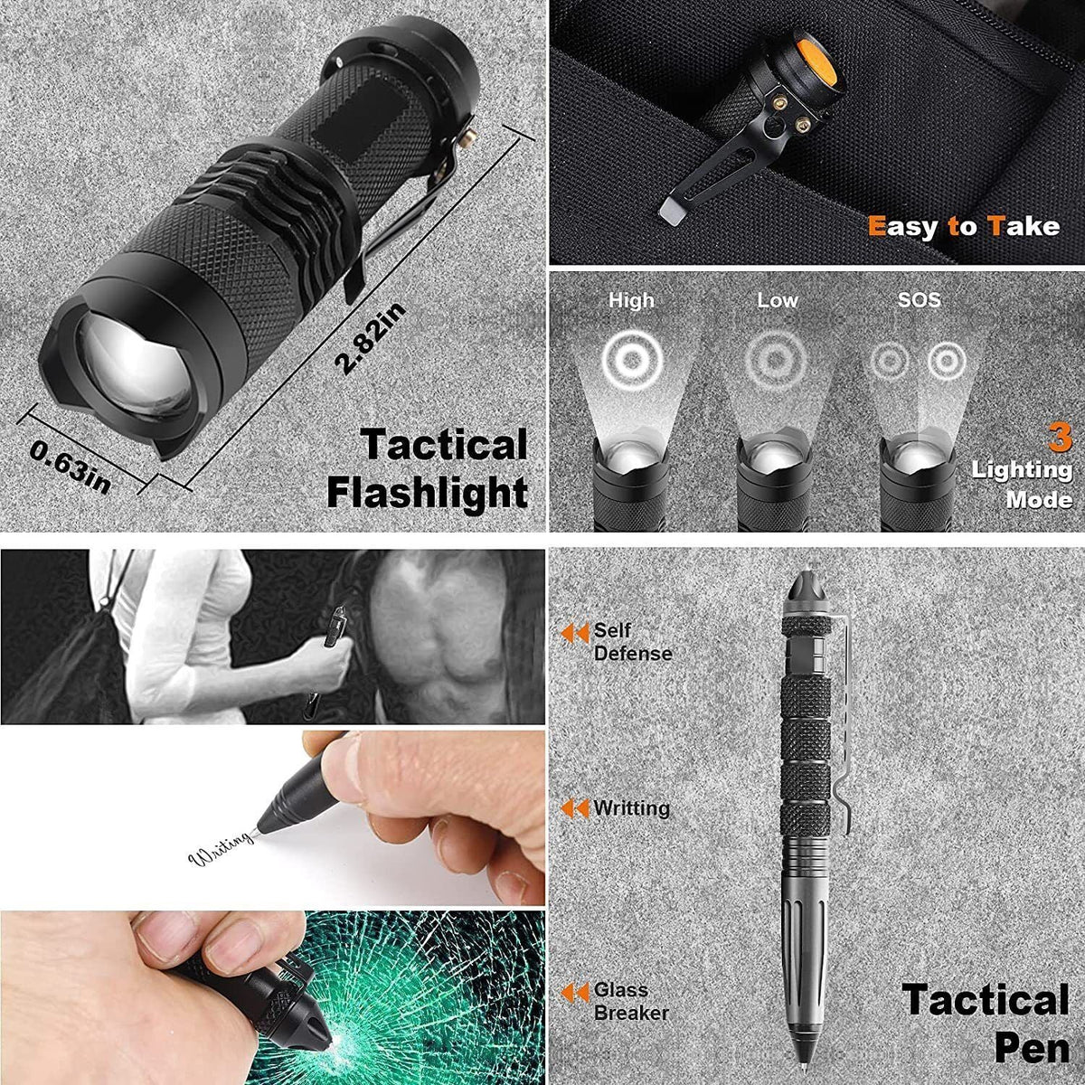 14-in-1 Outdoor Survival Gear Kit