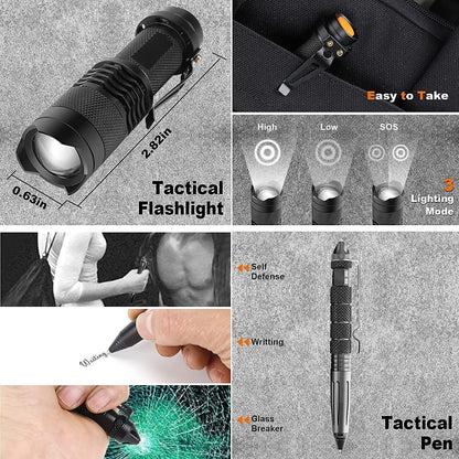 14-in-1 Outdoor Survival Gear Kit