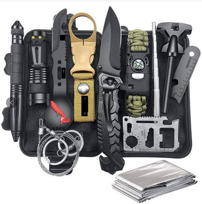 14-in-1 Outdoor Survival Gear Kit