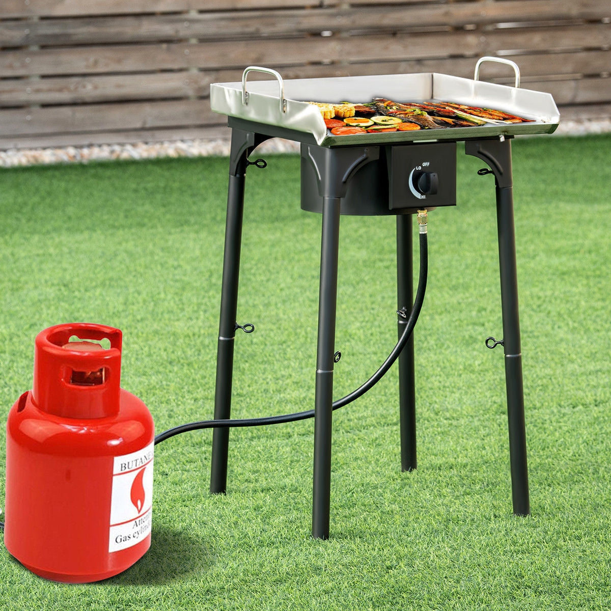 100000 BTU Portable Camp Stove with Adjustable Legs
