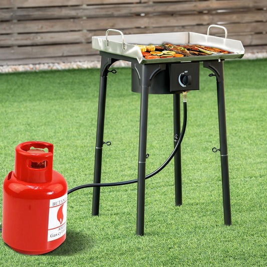 100000 BTU Portable Camp Stove with Adjustable Legs