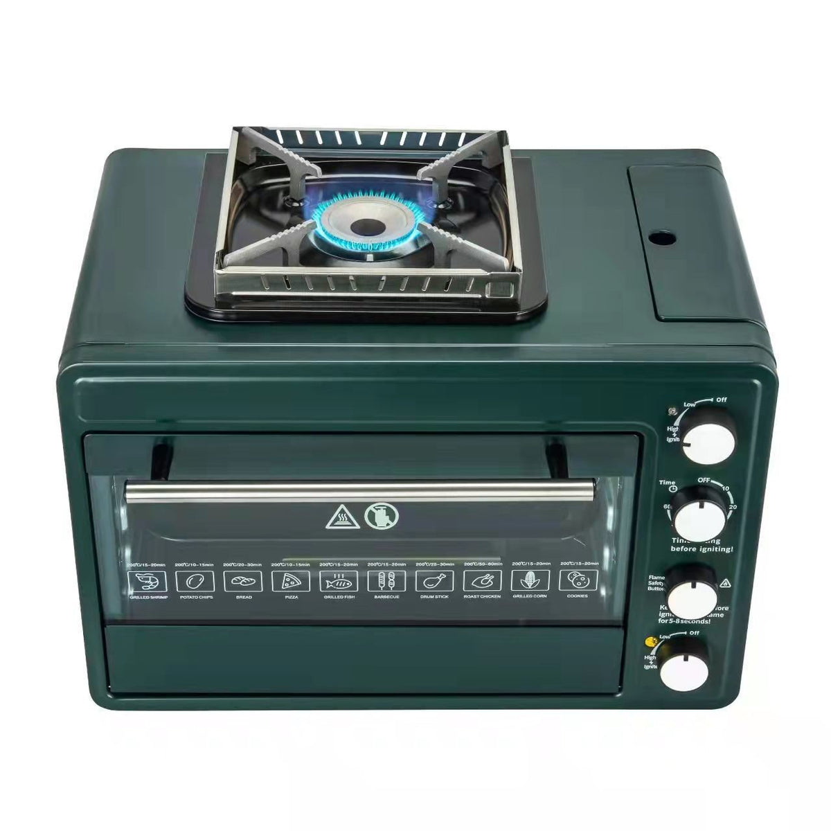Outdoor Portable Gas Oven 2-in-1
