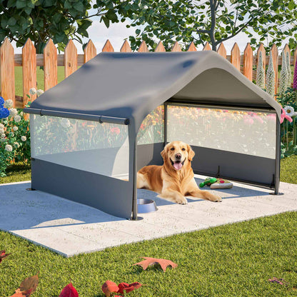 Dog House Tent 4x4x3ft with Mesh Windows