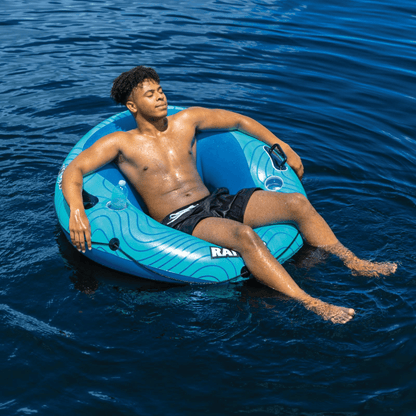 River Tube with Mesh Bottom, Cup Holder