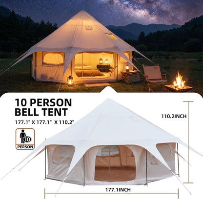 Bell Tent with Stove Jack