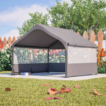 Dog House Tent 4x4x3ft with Mesh Windows