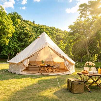 Oxford Bell Tent 13.1FT with Stove Jack