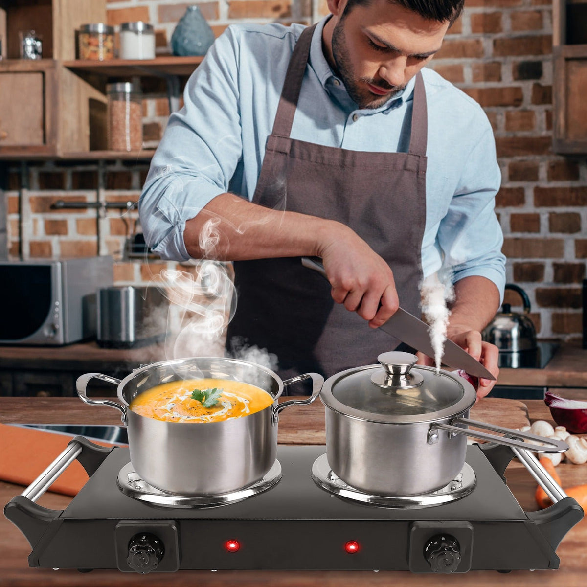 2000W Electric Dual Burner