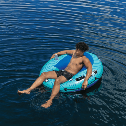 River Tube with Mesh Bottom, Cup Holder