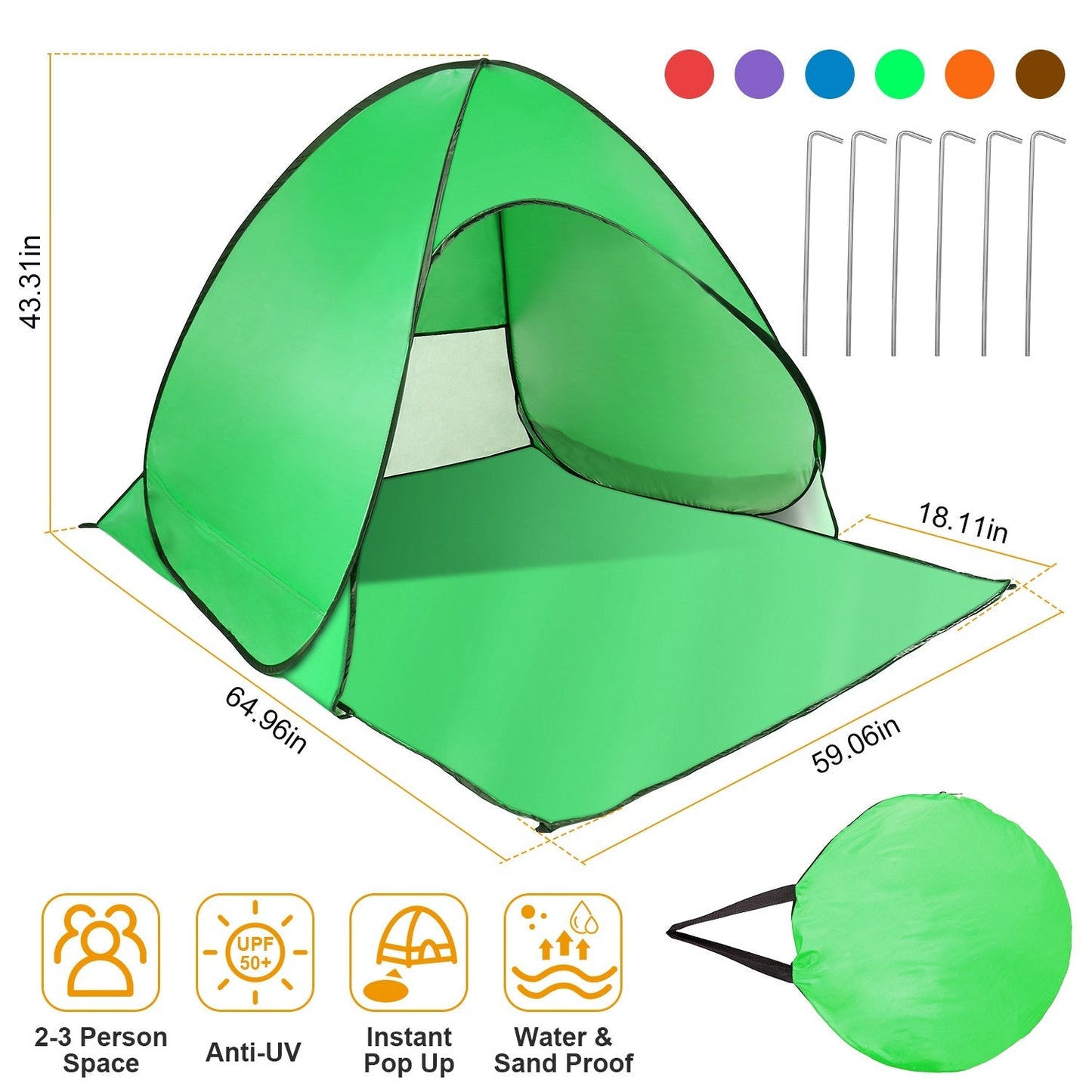 Pop Up Beach/Tent Canopy