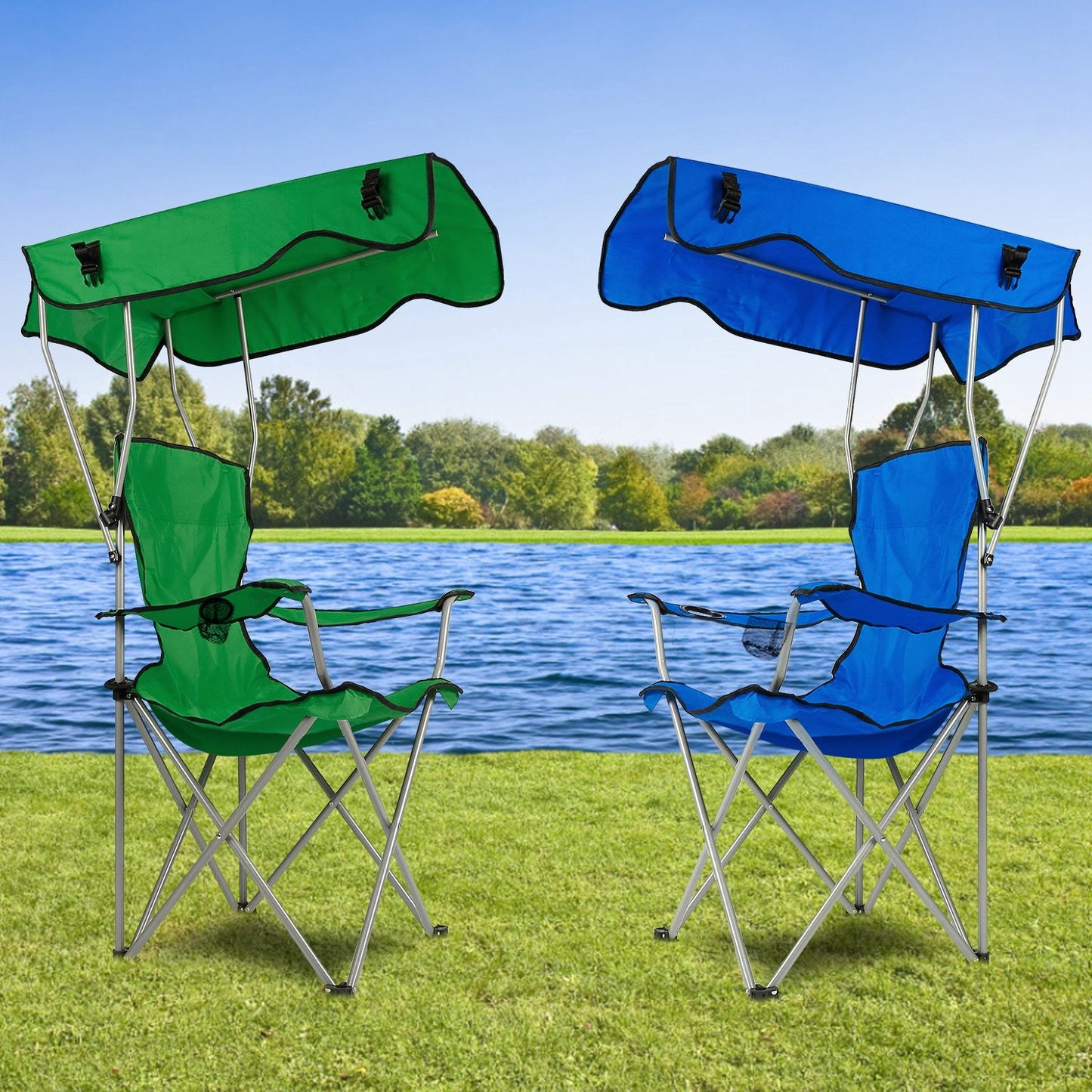 Canopy Chair 330LBS w/ Cup Holder