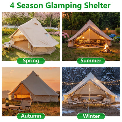 Oxford Bell Tent 13.1FT with Stove Jack
