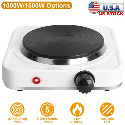 1500W Electric Single Burner Hot Plate