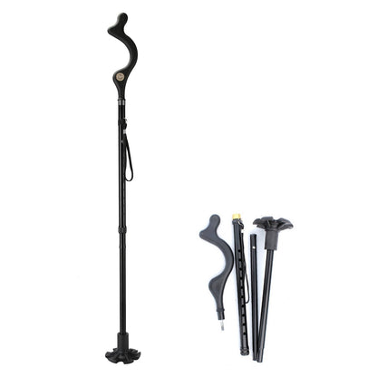 Posture Walking Cane with 10 Adjustable Heights