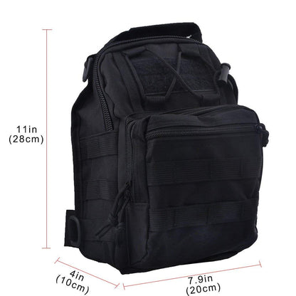 Tactical Sling Backpack - Shoulder Bag with Adjustable Strap