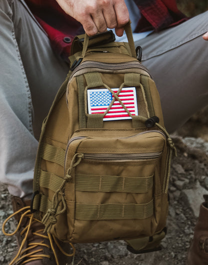 Tactical Sling Backpack - Shoulder Bag with Adjustable Strap