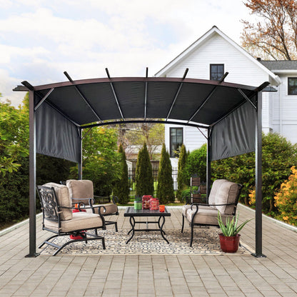 Pergola Gazebo - Steel Frame Sun Shelter