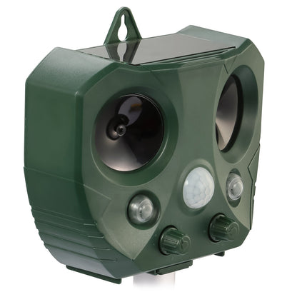 Ultrasonic Animal Repeller Solar Powered with Motion Sensor