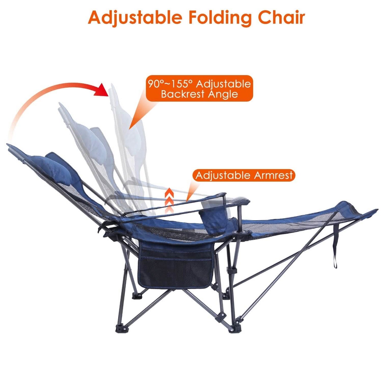 Camping Chair- Heavy Duty Steel