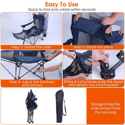 Camping Chair- Heavy Duty Steel