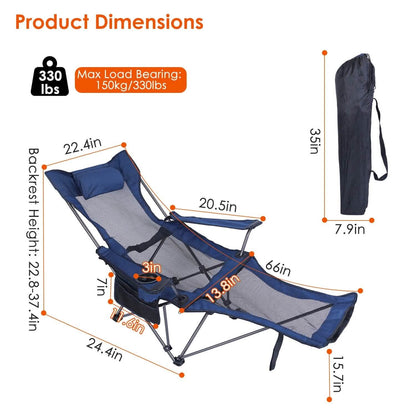 Camping Chair- Heavy Duty Steel