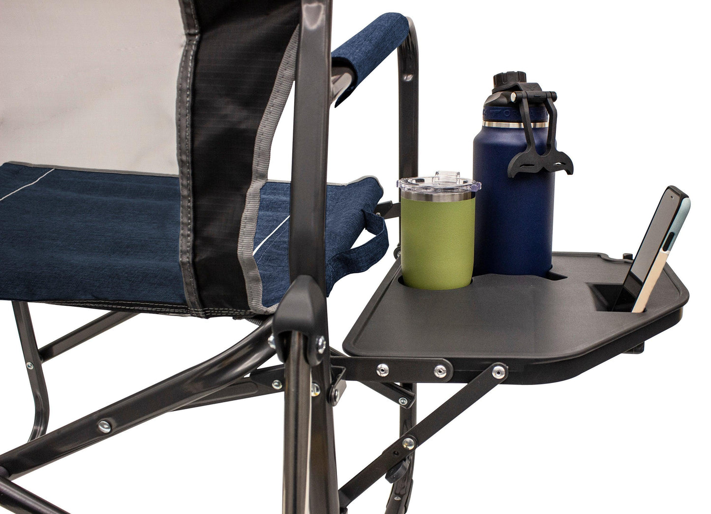 Folding Rocking Chair with Side Table