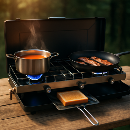 3-Burner Camping Stove