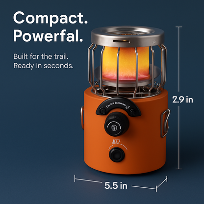 2-In-1 Camping Stove Tent Heater