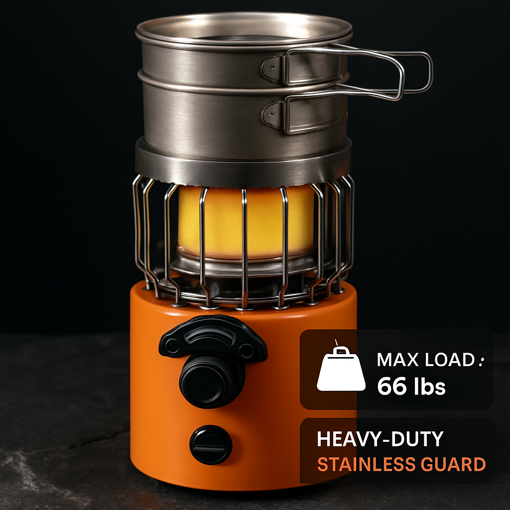 2-In-1 Camping Stove Tent Heater