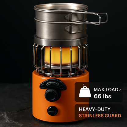 2-In-1 Camping Stove Tent Heater