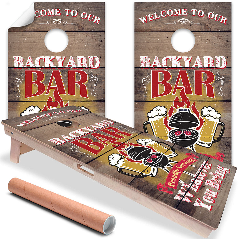 Cornhole Board Wrap - Set of 2