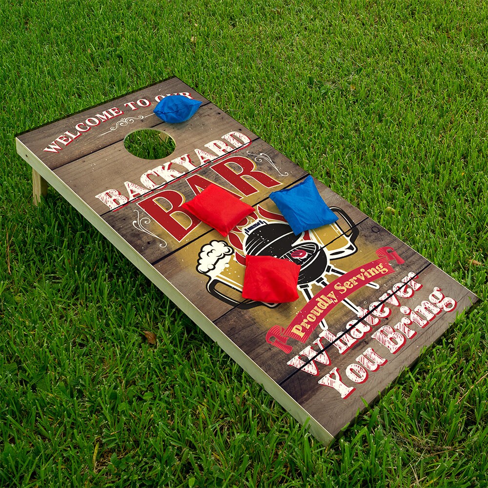 Cornhole Board Wrap - Set of 2