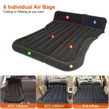 Inflatable SUV Air Mattress with Pillow