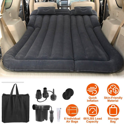 Inflatable SUV Air Mattress with Pillow