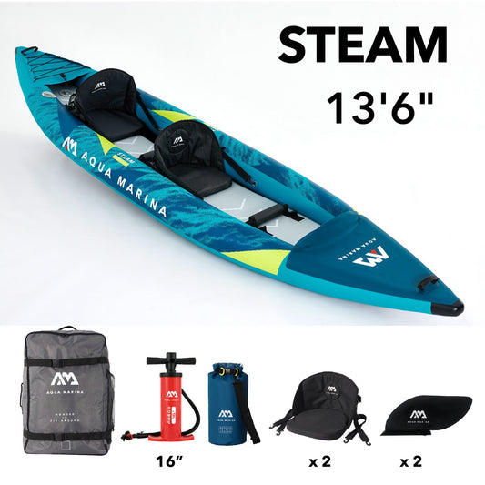 13'6" Inflatable Whitewater Kayak