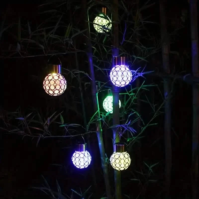 LED Outdoor Solar Lights Chandelier Lamp