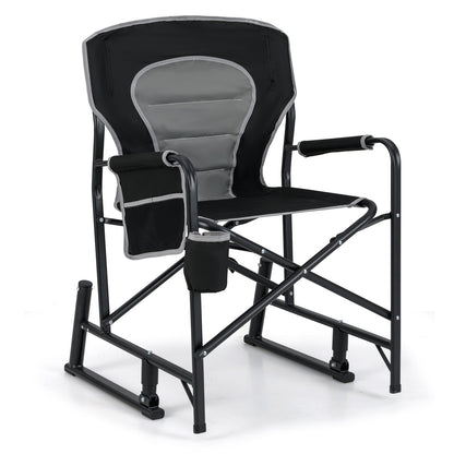 Rocker Chair with Dual Springs and Padded Back