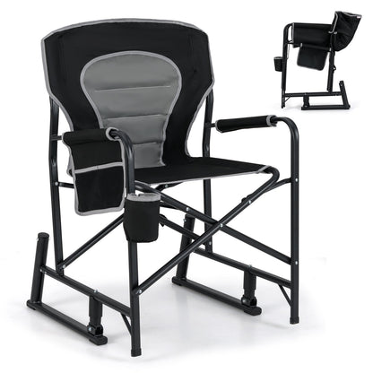 Rocker Chair with Dual Springs and Padded Back