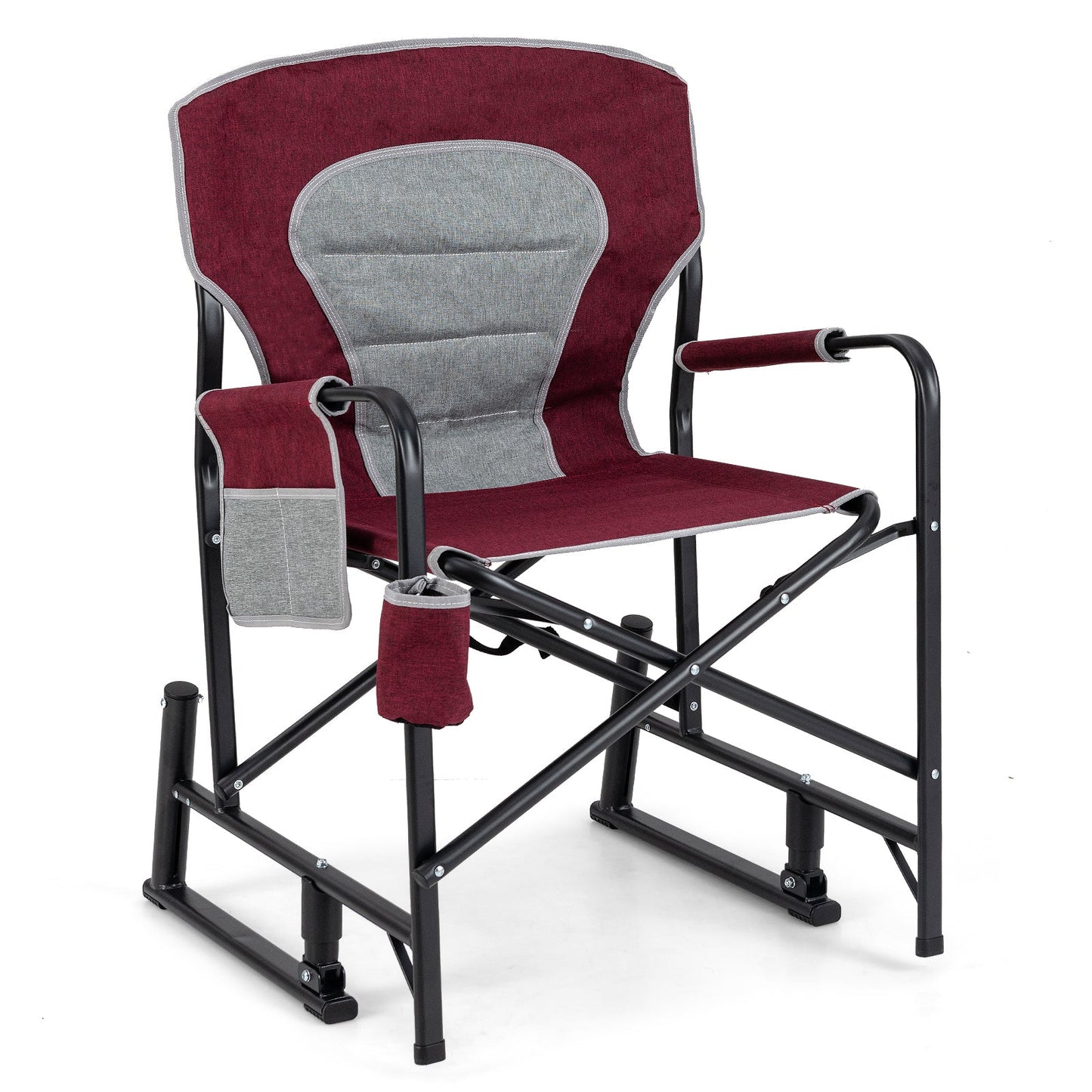 Rocker Chair with Dual Springs and Padded Back