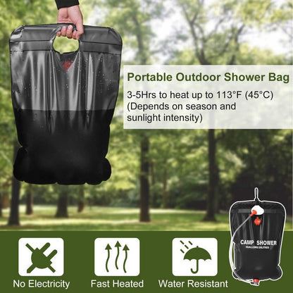 Solar Heated Shower