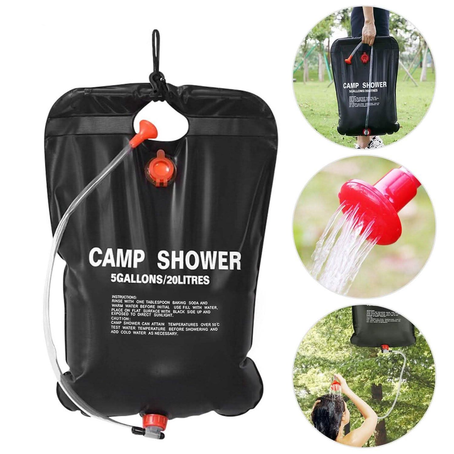 Solar Heated Shower