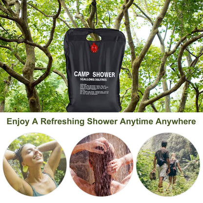 Solar Heated Shower