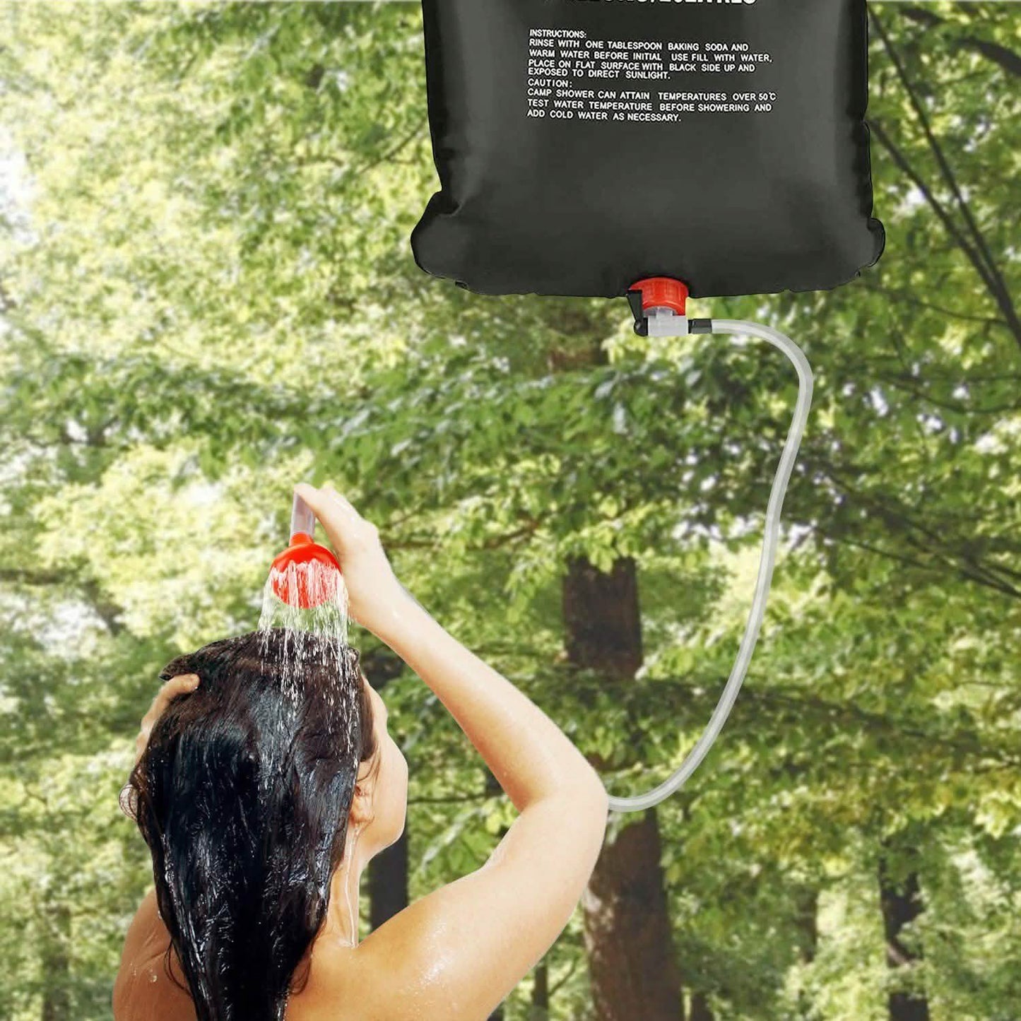 Solar Heated Shower