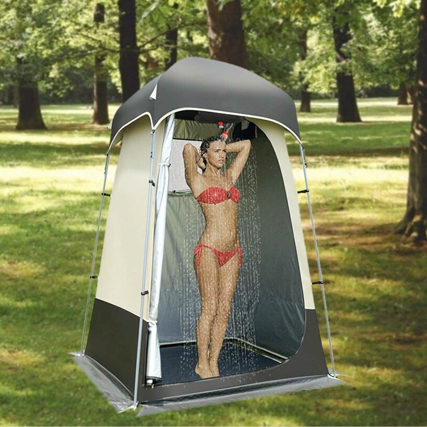 Solar Heated Shower