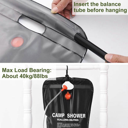 Solar Heated Shower