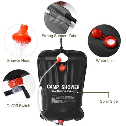 Solar Heated Shower